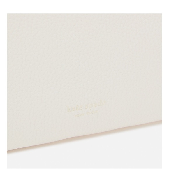 Kate Spade New York Women's Polly Medium Double Gusset Cross Body Bag off White - Picture 6 of 16